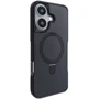 Чехол для iPhone Mobile Case TPU+PC Metal Buttons with MagSafe Carbon Black for iPhone 16