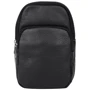 Чоловіча сумка-слінг Borsa Leather чорна (1t1022m-black)