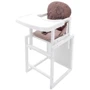 Стільчик-трансформер Babyroom Вінні-240 білий пластикова стільниця ведмедик з серцем (680578)