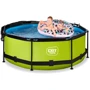 Басейн каркасний EXIT Toys з тентом 244х76 см лаймовий (30.35.08.40) фото 2