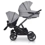 Коляска для двійні EasyGo 2 of Us 9023-EG2U-20, Pearl, сірий: Кількість блоків 2