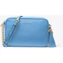 Женская сумка кросс боди Michael Kors Jet Set Md Camera Bag светло-синяя (32F7GGNM8L485)