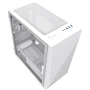 Корпус Zalman Z1 Iceberg White: Материал передней панели пластик