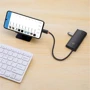 Адаптер Baseus Adapter Lite Series USB-C to 3xUSB3.0+USB-C+HDMI Black (WKQX040001) фото 8