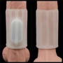 Насадка на член с вибрацией LoveToy Vibrating Spiral Knights Ring White III