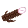 Насадка - презерватив BI-016004-0902S (коричневая)