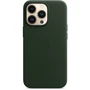 Чехол для iPhone Apple Leather Case with MagSafe Sequoia Green (MM1G3) for iPhone 13 Pro: Материалы кожа