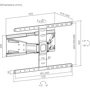 Кронштейн для ТВ UniBracket Slim64: Назначение для ТВ
