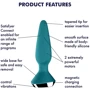 Анальная смарт-пробка Satisfyer Plug-ilicious 1 (зеленая)