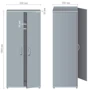 Шафа для одягу AMF МГ-902 горіх темний 806х580х1844 мм(148292) фото 5