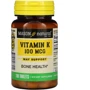 Mason Natural Витамин К Mason Natural (Vitamin K) 100 мкг 100 таблеток