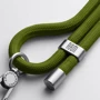 Ремешок для смартфона ArmorStandart Rope Titanium Moss with Clear holder (ARM76100): Цвет зеленый