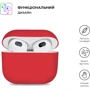 Чехол ArmorStandart Ultrathin Silicone Case Red (ARM60293) for Apple AirPods 3 фото 1