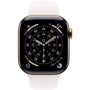 Apple Watch Series 11 GPS + Cellular 42mm Gold Titanium Case with Light Blush Sport Band - M/L (MF8X4)