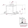 Вытяжка Perfelli BISP 5673 WH 1000 LED Strip фото 7