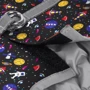 Шлея для собак мягкая WAUDOG Clothes c QR паспортом рисунок NASA XS1 обхват груди 24-27 см обхват шеи 18-20 см (2913) фото 2