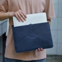 INCARNE Handmade Leather Cover Magnetic Message Blue for MacBook Air 13" M3 | M2 | M1: Цвет Синий (Blue)