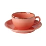 Чашка чайна Porland Seasons Orange 200 мл із блюдцем 160 мм у наборі (213-222105.O)