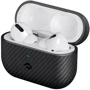Чехол для наушников Pitaka MagEZ Case Twill Black/Grey (APM7001) for Apple AirPods Pro 2 фото 1