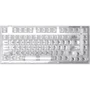 Клавиатура FL Esports Q75 SAM White Transparent Body Light Ice keycap Kailh MX Cool Mint wireless Three-Mode