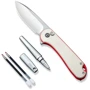 Нож Комплект Civivi StellarQuill Pen & Button Lock Elementum II Knife Combo Gift Pack C23049 (C23049): Количество инструментов 2
