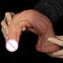Фаллоимитатор LoveToy Dual-Layered Silicone Cock 9.5" Brown