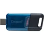 USB-флешка Kingston 128GB DataTraveler 80 M USB-C 3.2 Blue/Black (DT80M/128GB): Максимальная скорость чтения, МБ/с 200