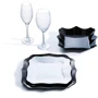 Тарелка Luminarc Authentic Black 22 см (J1407): Форма фигурная