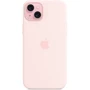 Чехол для iPhone Apple iPhone 15 Plus Silicone Case with MagSafe - Light Pink (MXQV3ZM/A): Цвет розовый