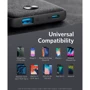 Внешний аккумулятор ANKER Power Bank PowerCore Slim 10000mAh PD Black (A1231H11): Выходное напряжение, В 5