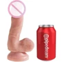 Фаллоимитатор King Cock Plus 6.5 Dual Density, 13.5x4.2 см