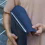 INCARNE Handmade Leather Cover Magnetic Message Blue for MacBook Air 13" M3 | M2 | M1: Тип аксессуара чехол