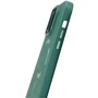 Чехол для iPhone TPU Case Bonbon Leather Metal Style with MagSafe Pine Green for iPhone 15 Pro Max: Материалы искусственная кожа