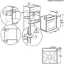 Духовой шкаф электрический Electrolux KODEC70X: Размеры 59.4х59.6х56.9 см
