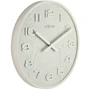 Настінний годинник NeXtime Wood Wood Medium, білий Ø36 см (3096WI) фото 2