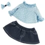 Одяг для м'якої іграшки Orange Lucky Mimi look Джинсове літо (L037)