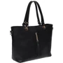 Женская сумка тоут Ricco Grande черная (1L953-black): Материал Натуральная кожа