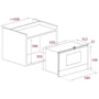 Встраиваемая микроволновая печь TEKA MWR 22 BI VNS: Вес 21.5 кг