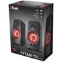 Акустична система Trust 2.0 GXT 608 Tytan Illuminated Speaker Set Black: Вихідна потужність колонок 18 Вт