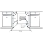 Встраиваемая посудомоечная машина Interline DWI 945 DSO WA Sliding Door: Размеры 81.5х44.8х55 см
