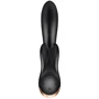 Смарт вібратор кролик із подвійним відростком Satisfyer Double Flex Black