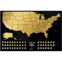 Скретч-карта США Travel Map USA Black (Eng) фото 7