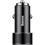 Зарядное устройство Baseus USB Car Charger Small Screw Quick Charge 36W Black (CAXLD-B01)