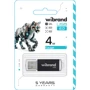 USB-флешка Wibrand 4GB Cougar USB 2.0 Black (WI2.0/CU4P1B): Стандарт USB USB 2.0