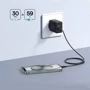 Зарядний пристрій Baseus Wall Charger Cube USB-C+USB 30W Black (P10111404113-00) фото 10