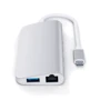 Адаптер Satechi Adapter USB-C to USB-C+3xUSB3.0+micro SD+SD+RJ45+HDMI+Mini DisplayPort Silver (ST-TCMM8PAS): Інтерфейс підключення USB-C