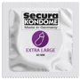 Презерватив увеличенного размера Secura - Extra Large, №1