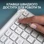 Клавиатура Logitech K950 Bluetooth/Wireless UA Off-White (920-012466): Количество клавиш 109