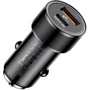 Зарядное устройство Baseus USB Car Charger Small Screw USB 3.0+USB-C 36W Black (CAXLD-A01)