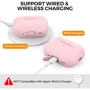 Чехол для наушников AhaStyle Silicone Case with strap Pink (X003E43NGX) for Apple AirPods Pro 2 фото 2